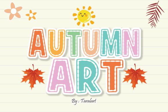 Autumnart Regular: A Display Font for Vibrant Web Design