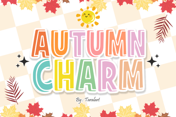 Autumncharm Regular: A Font for Seasonal Craft Magic