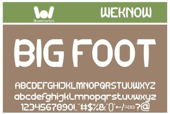 Big Foot Font for Professional Branding