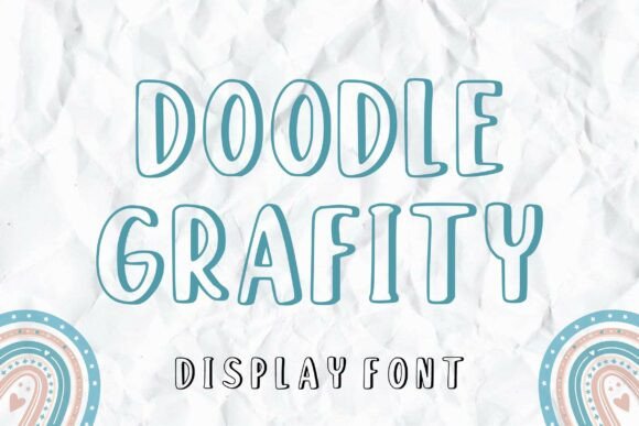 Doodlegrafity Regular: A Playful Display Font for Crafters and Designers