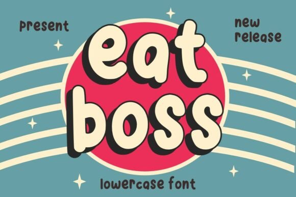 Eat Boss: A Friendly Display Font for Web Design