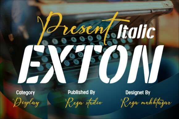 Exton Italic for Branding: A Font That Elevates Design