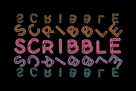 Font Choice That Speaks Volumes: Scribblepencil Stacked in Action