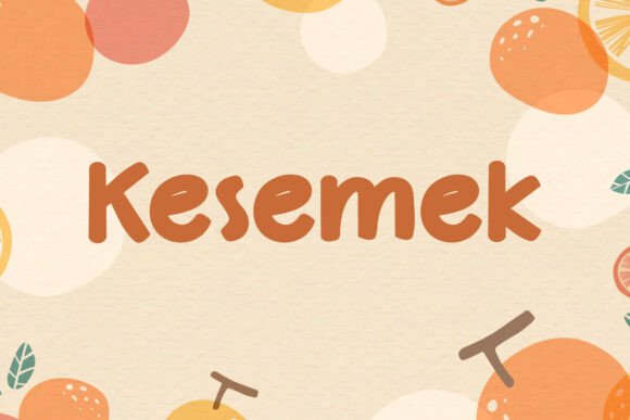 Kesemek Font for Editorial Design and Content Creation