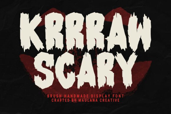 Krrraw Scary Font for Bold Branding