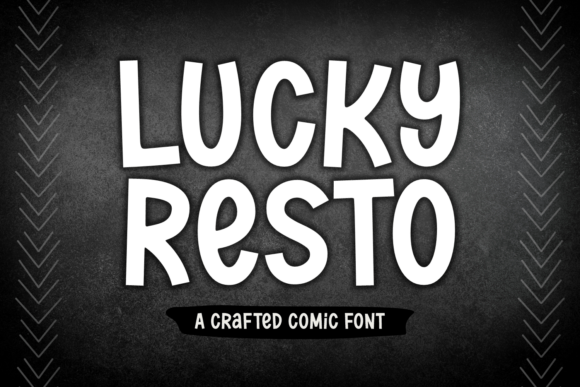 Lucky Resto Font for Playful Branding Projects