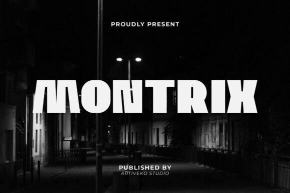 Montrix: A Bold Sans for Editorial Impact