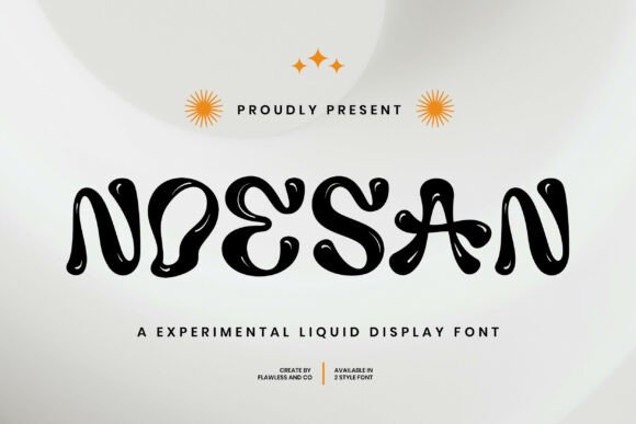 Noesan: A Playful Display Font for Modern Editorial Design
