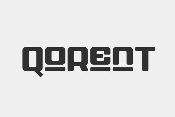 Qorent: A Modern Sans Display Font for Digital Design