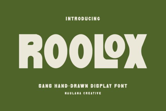 Roolox: A Bold Display Font for Creative Web Design