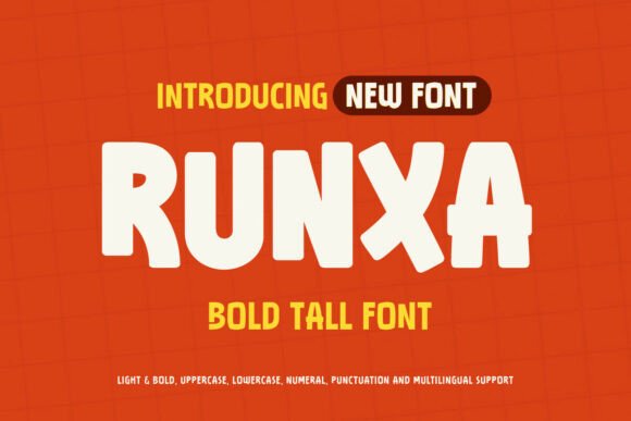Runxa: A Bold Display Font for Editorial Impact