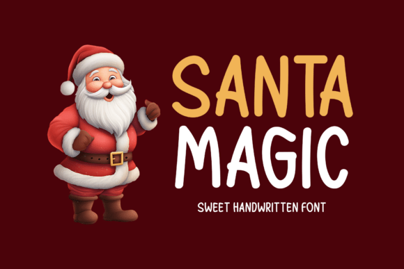Santa Magic: A Charming Font for Holiday Branding
