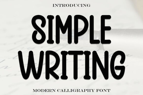 Simplewriting: A Versatile Display Font for Digital Design
