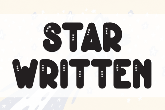 Star Written: A Designer's Take on a Display Font