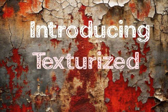 Texturized Font Review for Brand Design