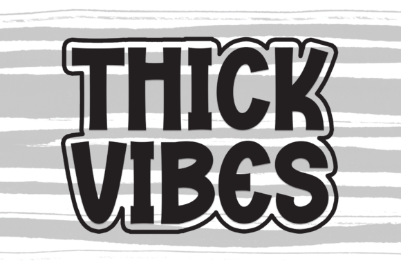 Thick Vibes Font for Bold Digital Campaigns