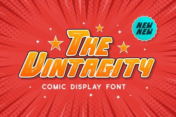 Vintagity: A Bold Font for Editorial Design