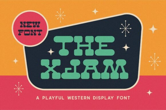 Xjam: A Retro-Futuristic Display Font for Web Design